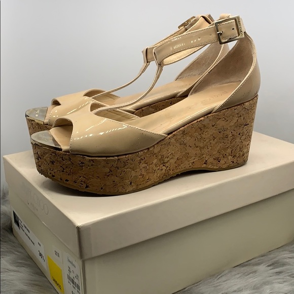 Jimmy Choo Platform Sandals size 6.5 - Picture 1 of 4